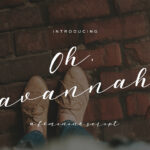 Oh, Savannah! Font Poster 1