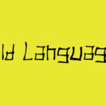 Old Language Font Poster 1