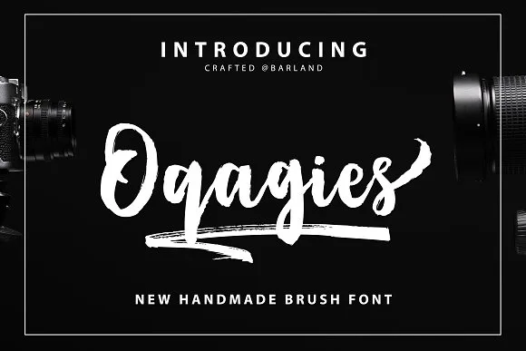 Oqagies Font Oqagies Font Poster 1