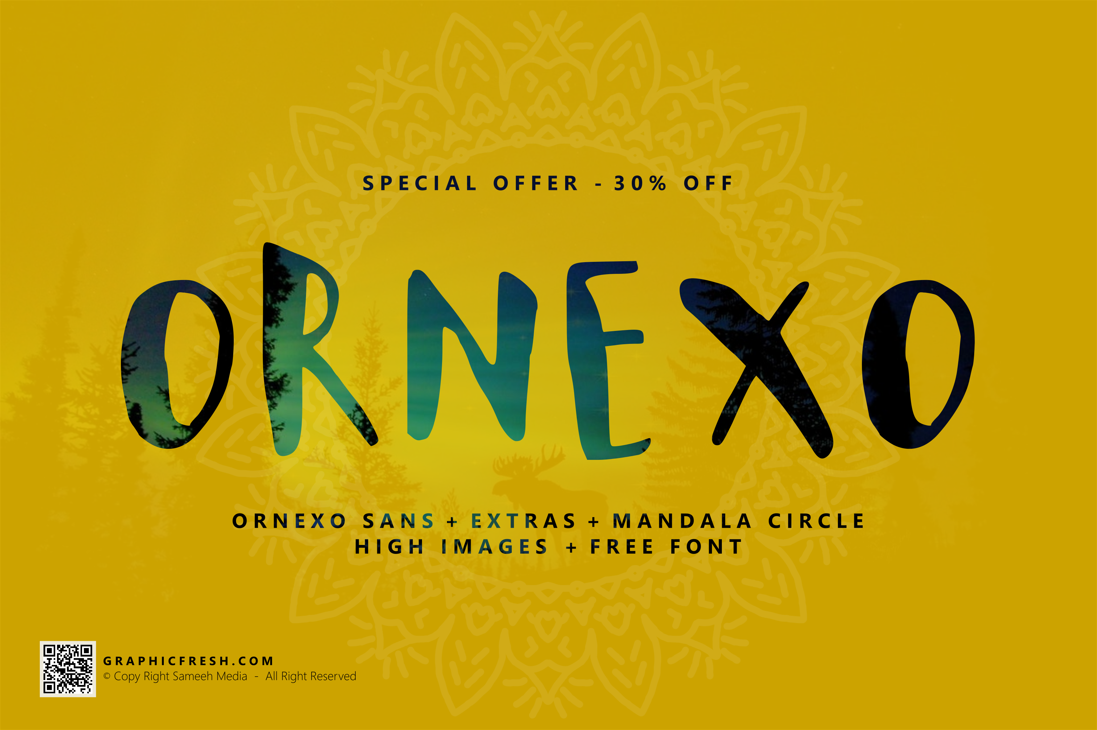 Ornexo Font Poster 1