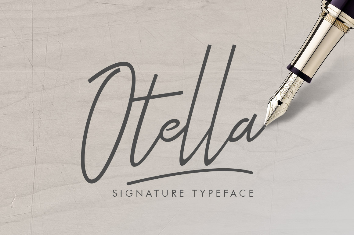 Otella Signature Font