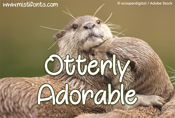 Otterly Adorable Font Poster 1