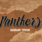 Panthers Font Poster 1