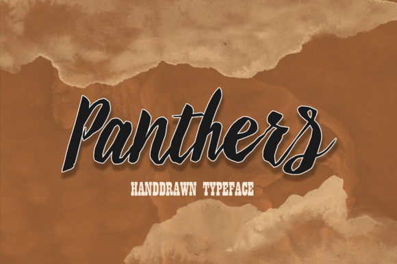 Panthers Font Poster 1
