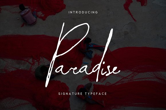 Paradise Font Poster 1