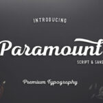 Paramount Font Poster 1