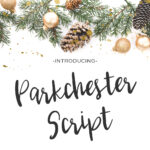 Parkchester Script Font Poster 1