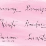 Parlinttons Script Font Poster 4