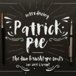 Patrick Pie Font Poster 1