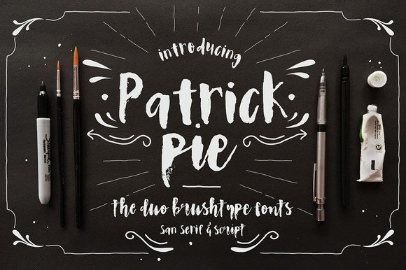 Patrick Pie Font Poster 1