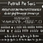 Patrick Pie Font Poster 2