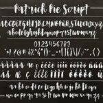 Patrick Pie Font Poster 3