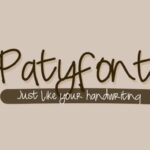 Paty Font Poster 1