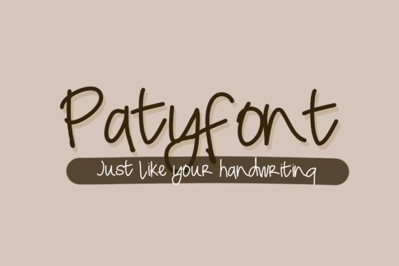 Paty Font Poster 1