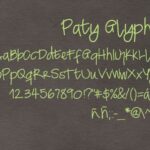 Paty Font Poster 4