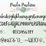 Paula Paulina Font Poster 6