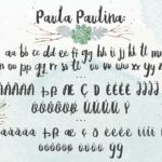Paula Paulina Font Poster 7