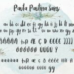 Paula Paulina Font Poster 9