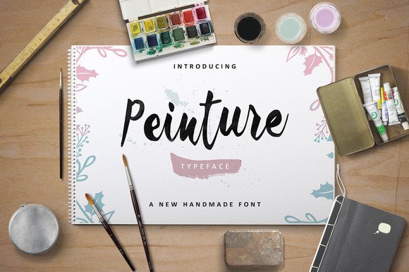 Peinture Font