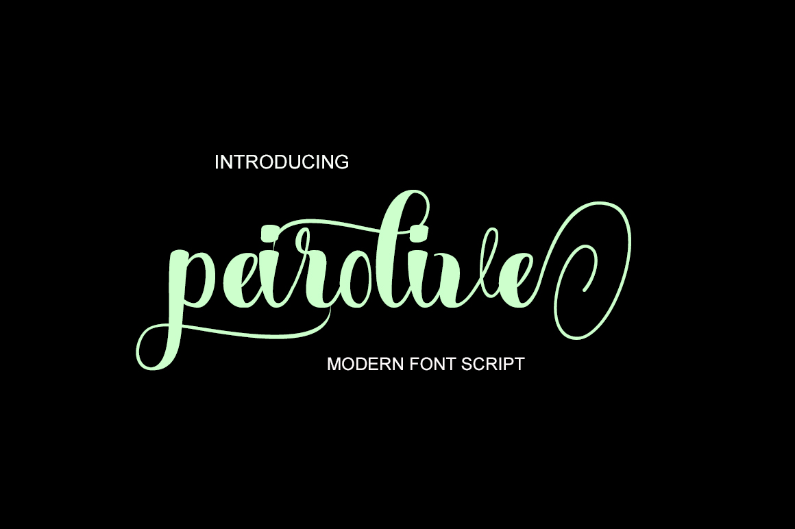 Peirolive Font