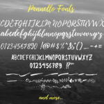 Pennello Font Poster 10