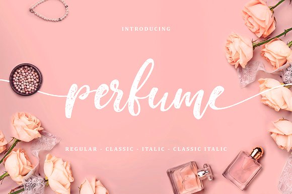 Perfume Font Poster 1