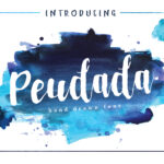 Peudada Font Poster 1