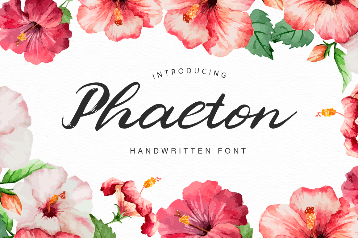 Phaeton Font Poster 1