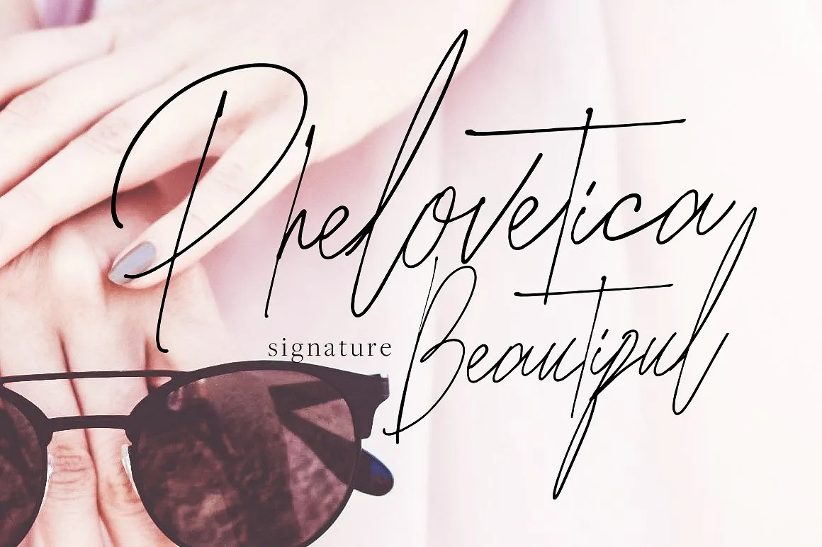 Phelovetica Font Phelovetica Font Poster 1