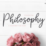 Philosophy Script Font Poster 1