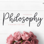 Philosophy Script Font Poster 1