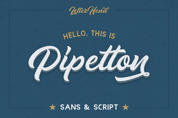 Pipetton Font Poster 1