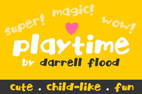 Playtime Font Poster 1