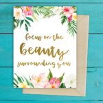 Plumeria Font Poster 3