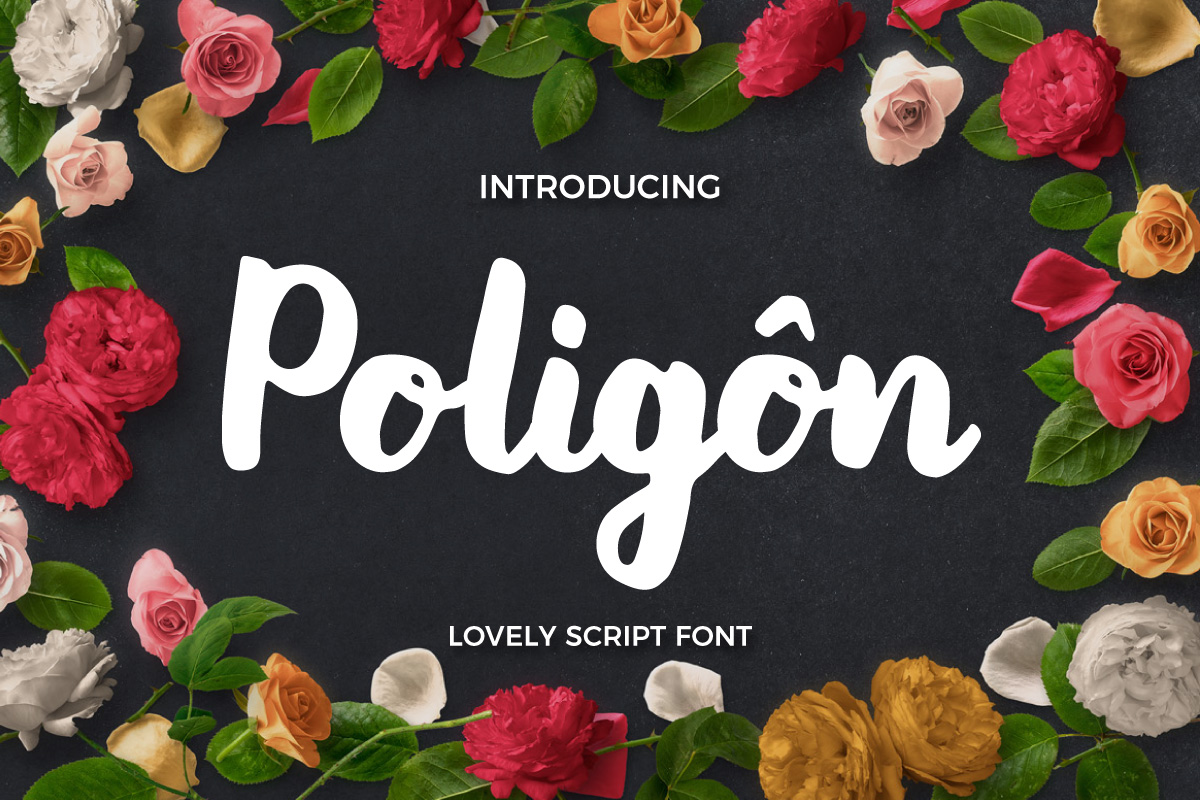 Poligon Font Poster 1