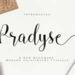 Pradyse Font Poster 1