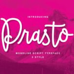 Prasto Font Poster 1