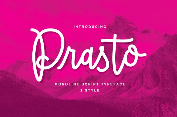 Prasto Font Poster 1