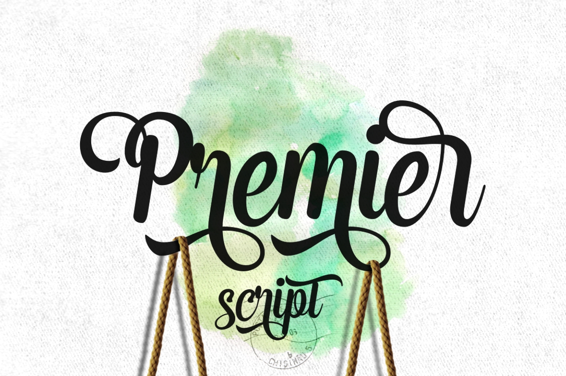 Premier Font Poster 1