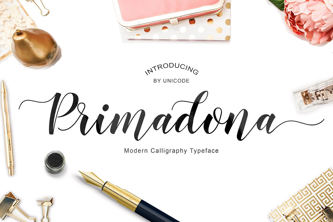 Primadona Font Poster 1