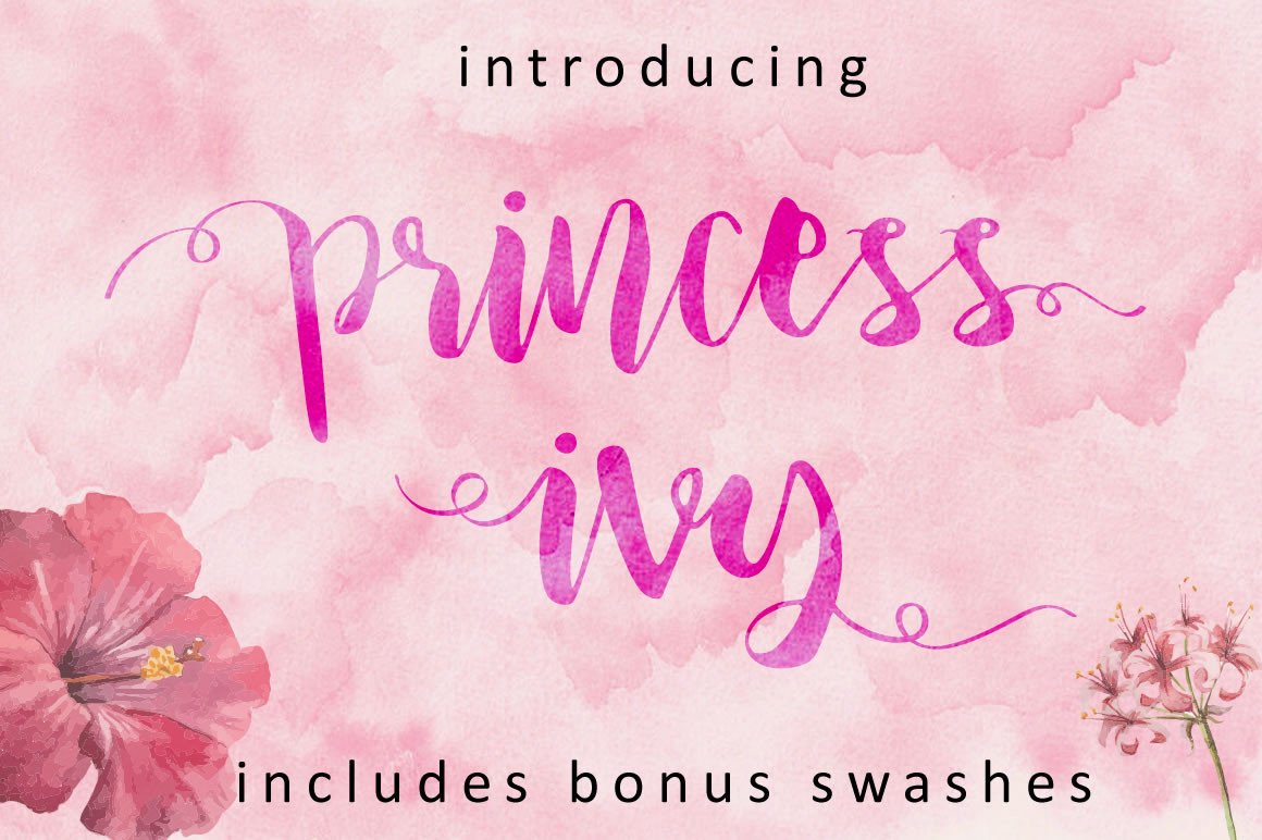 Princess Ivy Font Poster 1