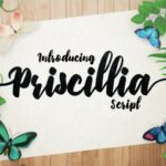 Priscillia Font Poster 1