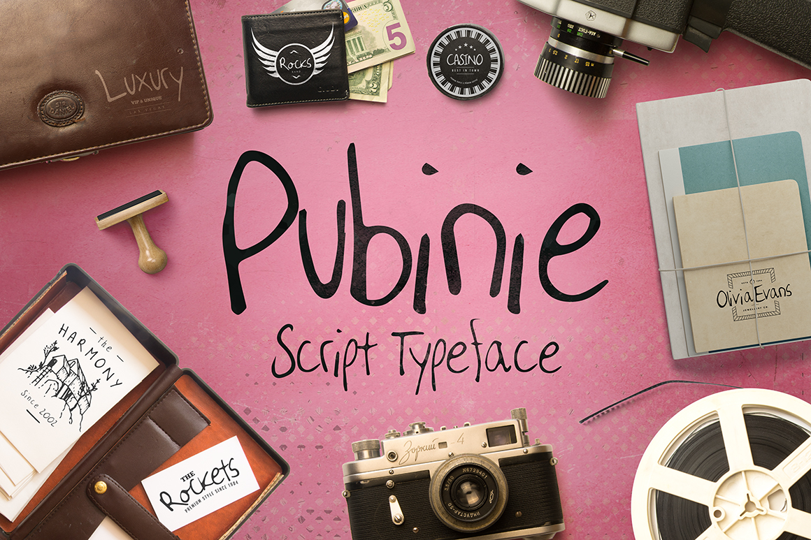 Pubinie Font Poster 1