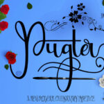 Pugter Font Poster 1