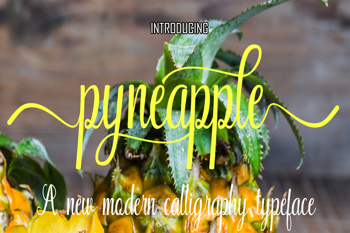 Pyneapple Font Poster 1