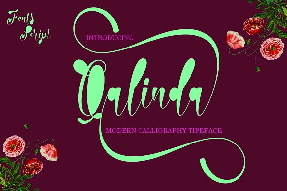 Qalinda Font Poster 1