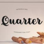 Quarter Font Poster 1