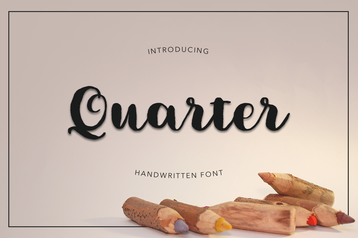 Quarter Font