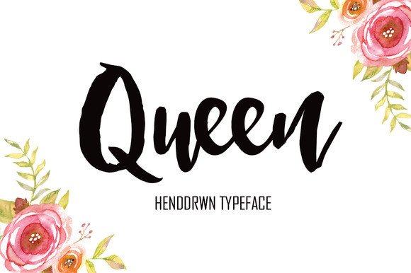 Queen Font Poster 1