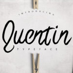 Quentin Font Poster 1